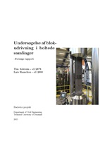 Front page - 2015 Tim Alstrm and Lars Raaschou - Forsogs-rapport